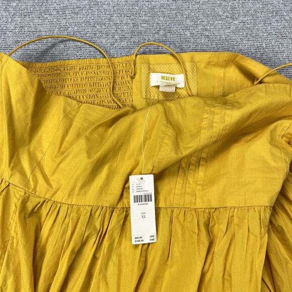 Maeve Anthropology Babydoll Top In Mango Size X-Large MSRP $98 - Picture 15 of 16